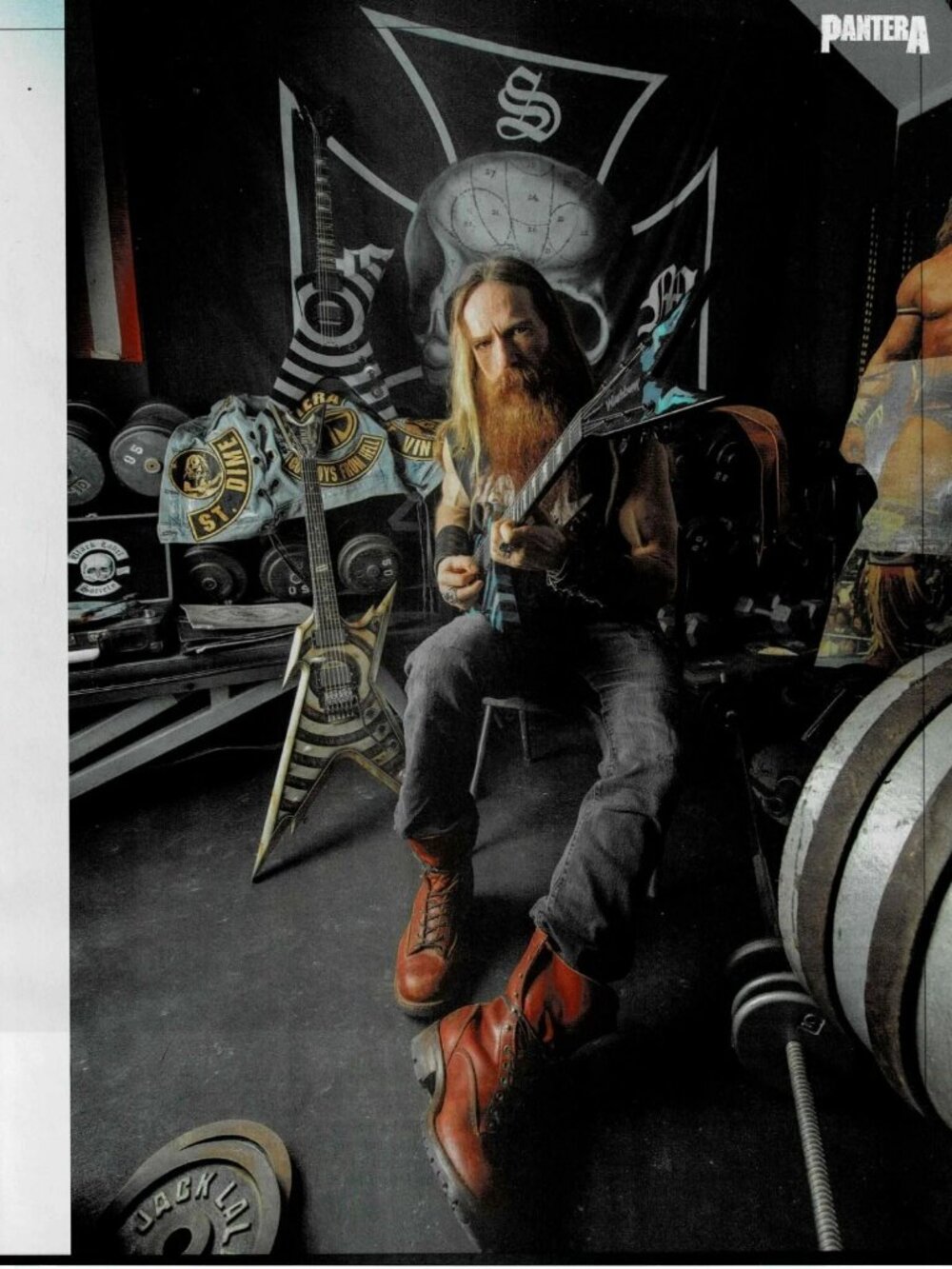 ZAKK WYLDE - Black Label Society / Pantera - 2023 Music Print Ad Photo
